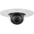 Hanwha XND-8082RF X-Series 6MP Flush Mount IR IP Dome Camera, 2.8-8.4mm Motorized Varifocal Lens, Signal White