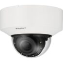 Hanwha XND-C8083RV Series 6MP Indoor IR Vandal Dome Camera, 4.4-9.3mm Motorized Varifocal Lens, White