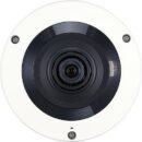 Hanwha XNF-8010RW X-Series 6MP IR Indoor Fisheye Camera, 1.6mm Fixed Lens, White