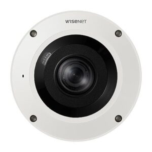 Hanwha XNF-9010RV/KAP Series 12MP 360° Outdoor Fisheye IP Camera, 1.08mm Lens, White, TAA Compliant