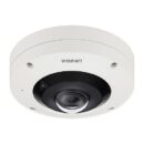 Hanwha XNF-9010RV/KAP Series 12MP 360° Outdoor Fisheye IP Camera, 1.08mm Lens, White, TAA Compliant