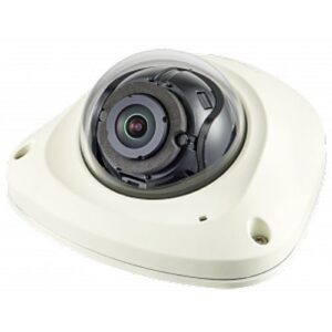 Hanwha XNV-6012M X-Series 2MP Mobile Outdoor Vandal Dome Camera, 2.4mm Fixed Lens, Ivory