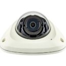Hanwha XNV-6012M X-Series 2MP Mobile Outdoor Vandal Dome Camera, 2.4mm Fixed Lens, Ivory