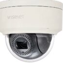 Hanwha XNV-6085 X-Series eXtraLUX 2MP Outdoor Vandal Dome Camera, 4.1-16.4mm Varifocal Lens, Ivory