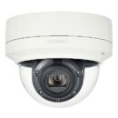 Hanwha XNV-6120R/KME Series 2MP Vandal Resistant IR Dome IP Camera, 12x Optical Zoom Lens, Ivory, TAA Compliant