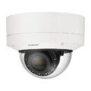 Hanwha XNV-6123R/KDO Series 2MP AI Outdoor IR Vandal Dome IP Camera, 5.2-62.4mm Motorized Varifocal Lens, White, TAA Compliant