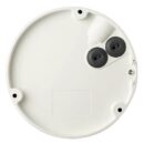 Hanwha XNV-8080R/KME Series 5MP Outdoor IR Vandal Dome IP Camera, 3.9-9.4mm Varifocal Lens, Ivory, TAA Compliant