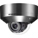 Hanwha XNV-8080RSA X-Series 5MP IR Outdoor Vandal Dome Camera, 3.9-9.4mm Varifocal Lens, Stainless Steel