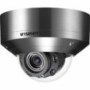 Hanwha XNV-8080RSA/KUS Series 5MP Outdoor IR Vandal Dome IP Camera, 3.9-9.4mm Varifocal Lens, Stainless Steel, TAA Compliant