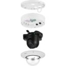 Hanwha XNV-8081R X-Series Plus 5MP IR Outdoor Vandal Dome Camera, 3.9-9.4mm Fixed Lens, White