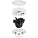 Hanwha XNV-8081Z X-Plus 5MP Outdoor Vandal IP Dome PTRZ Camera, 3.6-9.4mm Varifocal Lens, White
