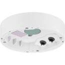 Hanwha XNV-8082R X-Series 6MP IR Outdoor Vandal Dome Camera, 2.8-8.4mm Varifocal Lens, White