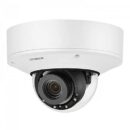 Hanwha XNV-8082R/KAP Series 6MP Outdoor IR Vandal Dome IP Camera, 2.8-8.4mm Motorized Varifocal Lens, White, TAA Compliant