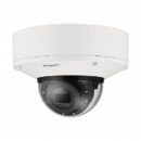 Hanwha XNV-9083R/KEX Series 4K Outdoor IR Vandal Dome IP Camera, 4.4-9.3mm Motorized Varifocal Lens, White, TAA Compliant
