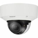 Hanwha XNV-C7083R/KEX Series 4MP Outdoor IR Vandal Dome IP Camera, 2.8-12mm Motorized Varifocal Lens, White, TAA Compliant