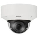 Hanwha XNV-C7083R/KEX Series 4MP Outdoor IR Vandal Dome IP Camera, 2.8-12mm Motorized Varifocal Lens, White, TAA Compliant