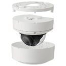 Hanwha XNV-C7083R/KEX Series 4MP Outdoor IR Vandal Dome IP Camera, 2.8-12mm Motorized Varifocal Lens, White, TAA Compliant