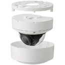 Hanwha XNV-C8083R Series 6MP Outdoor IR Vandal Dome IP Camera, 4.4-9.3mm Motorized Varifocal Lens, White