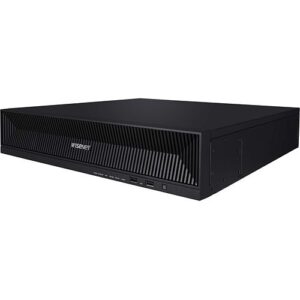 Hanwha XRN-1620SB1 X-Series 4K 16-Channel H.265 PoE+ NVR with AI Search, 140Mbps, 12TB HDD, Black