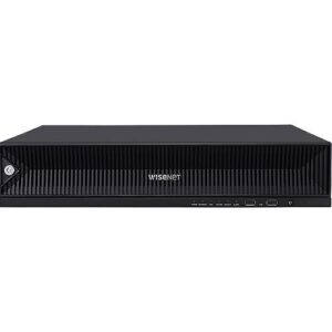Hanwha XRN-6410RB2 X-Series 8K 64-Channel H.265 NVR, 400Mbps, 64TB HDD, Black