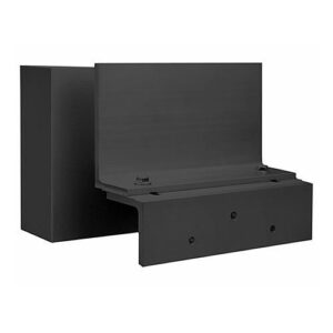 Securitron Z-MM15BK Securitron Z-MM15 Adjustable Z-Bracket Kit for MM15 Series, Black Anodized Finish