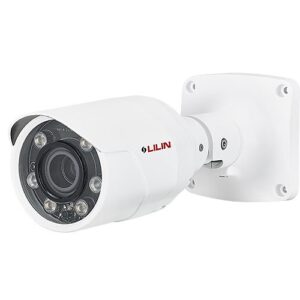 LILIN Z7R8182X2-P06AI Starvis Z7 Series 8MP Outdoor PoE IR Bullet IP Camera with License Plate Recognition, 6-22mm Motorized Lens, NDAA Compliant, White