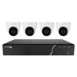 Speco ZIP44T2 4-Channel NVR Surveillance Kit with 4x5MP IP Cameras, 1TB