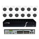 Speco ZIPK16N1 16-Channel NVR Surveillance Kit with (12) 5MP Turret Cameras