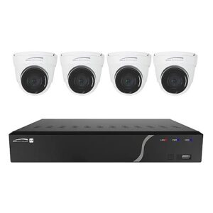 Speco ZIPK4N1 5-Piece Surveillance Kit with 4x5MP IP Cameras and 1x4-Channel NVR, 1TB HDD