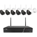 Speco ZIPK8WN2 Wireless 7-Piece Surveillance Kit with 6xO2WK1N 2MP IP Cameras and 1x8-Channel NVR, 2TB HDD