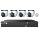 Speco ZIPL4D1 4-Camera IP Security System, 4-Channel H.265 NVR with 4 H.265 IP Turrets, 2.8mm lens