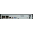 Speco ZIPL84D2 4-Camera IP Security System, 8-Channel Zip Kit with 4x Domes, 2TB