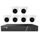 Speco ZIPL86T2 8-Channel Zip Kit with 6-Turret Cameras, 2TB