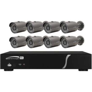 Speco ZIPL88B2 8-Channel NVR with 2TB and 8x Full HD 1080p Outdoor IR Bullet Cameras