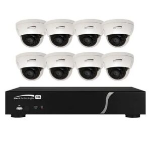 Speco ZIPL88D2 8-Channel NVR with 2TB and 8x Full HD 1080p Outdoor IR Dome Cameras