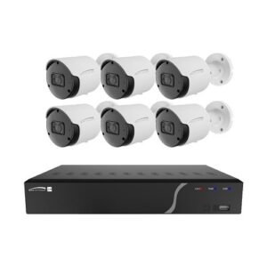 Speco ZIPN8B2 8-Channel NVR Surveillance Kit with (6) 8MP Night Vision Bullet Cameras, 2TB HDD