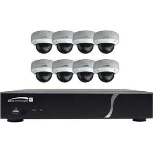 Speco ZIPT88D2 Channel Hd-Tvi 1080p DVR, 2tb Hd-Tvi 1080p Outdoor IR Dome Cameras