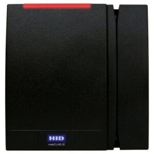 HID 922PTPNEK0017P multiCLASS SE RMP40 Smart Card Reader with Magnetic Stripe, Low Frequency Standard, High Frequency Standard, Sio, Seos, Mag, OSDP, Pigtail, Standard Profile, Black