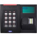 HID 928NSNTEK200TG iCLASS SE RKLB40 Biometric Reader, 13.56 MHz iCLASS Seos, Wiegand, Terminal Strip, Standard v1, Black