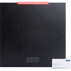 HID 940NTNTEK00061 R90 iClass SE Reader Maximum Compatibility 13.56 MHz Credential Support Wiegand Controller Communication Terminal Strip Standard