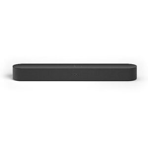 Sonos Beam Smart Soundbar, Shadow Edition, Black