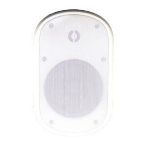 Speco SPCE5OW 5.25" Indoor/Outdoor Wall-Mount Speaker, White