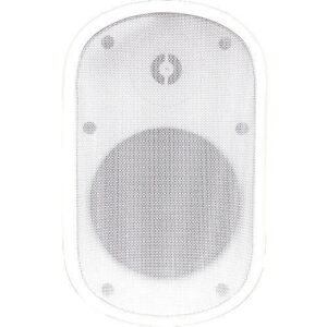 Speco SPCE8OTW 8" Contractor Elite Series Weather-Resistant Indoor/Outdoor Wall-Mount Speaker, White
