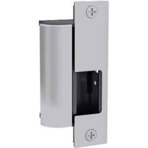 HES 1006CAS 1006 Series Complete Electric Strike for Deadbolt Locks, includes Faceplates (N, ND, NM), Satin Stainless Steel