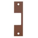 HES J-613 1006 Series Electric Strike Faceplate, 4-7/8"H x 1-1/4"W, Bronze Toned