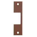 HES ND-613 1006 Series Electric Strike Faceplate, 4-7/8"H x 1-1/4"W, Bronze Toned