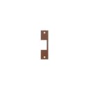 HES ND-613 1006 Series Electric Strike Faceplate, 4-7/8"H x 1-1/4"W, Bronze Toned