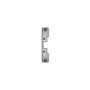 HES 503-605 5000 Series Electric Strike Faceplate for Aluminum Cylindrical Locksets, 6-7/8"H x 1-1/4"H, Bright Brass