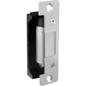 HES 5204 1/2 1/2" (12.7mm) Stackable Lip Extension for 5200 Series Electric Strikes, Black