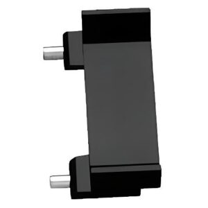 HES 5204-1-1/4IN-BLK Electric Strike Lip Extension, 1 1/4", Black